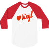love vinyl 3/4 Sleeve Shirt