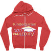 kindergarten 2017 nailed it graduation Zipper Hoodie