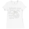 nobody ever got sick from smoking tyres Ladies Fitted T-Shirt