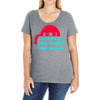 guns dont kill people Ladies Curvy T-Shirt