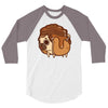 pancake pug 3/4 Sleeve Shirt