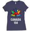 Canada 150th Anniversary Ladies Fitted T-Shirt