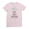 mom right about everything since xxxx Ladies Fitted T-Shirt