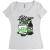 life wide Women's Triblend Scoop T-shirt