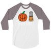 pumpkin spice 3/4 Sleeve Shirt
