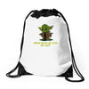size matters not Drawstring Bags