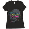 between the eyes Ladies Fitted T-Shirt