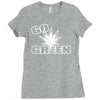 go green Ladies Fitted T-Shirt