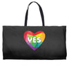 Yes Lgbt Heart Weekender Totes