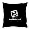 Marshmello Throw Pillow
