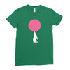 bubble moon Ladies Fitted T-Shirt