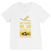 deformed jesus V-Neck Tee