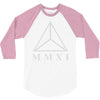 mmxi roman numerals triangle 3/4 Sleeve Shirt