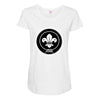 boy scout Maternity Scoop Neck T-shirt
