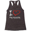 i love mariachi Racerback Tank