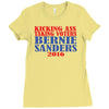 kicking ass taking voters bernie sanders for president 2016 Ladies Fitted T-Shirt