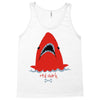 red blue shark Tank Top