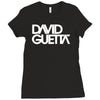 david guetta logo Ladies Fitted T-Shirt