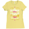 i am a december women Ladies Fitted T-Shirt