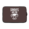 sundays are for football foot ball Laptop sleeve