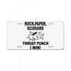 throat punch i win License Plate
