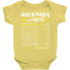 December Girl Facts Sagittarius Baby Onesie