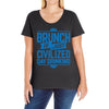 brunch day drinking Ladies Curvy T-Shirt
