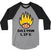 saiyan life 3/4 Sleeve Shirt