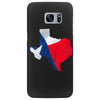 Eroded Texas Map With Flag Samsung Galaxy S7 Edge