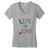 Life is Gucci Women's V-Neck T-Shirt