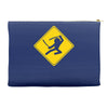 ninja crossing sign Accessory Pouches