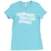 don't look back into the sun Ladies Fitted T-Shirt