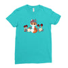 dia de los foxes Ladies Fitted T-Shirt