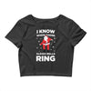 i know when those sleigh bells ring Crop Top