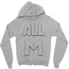 all m Zipper Hoodie