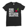bears beets battlestar galactica Ladies Fitted T-Shirt