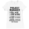 Project Manager Ladies Fitted T-Shirt