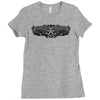 pinstripe 2 skull humor funny Ladies Fitted T-Shirt