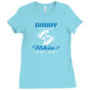 Daddy is my Name Fishing Is My Game Ladies Fitted T-Shirt