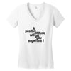 POSITIVE Women's V-Neck T-Shirt
