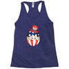 4th of July Peeking Baby Inside Egg Racerback Tank