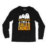 cant scare me im sales engineer halloween Long Sleeve Shirts