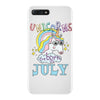 unicorns are born in july cute unicorn iPhone 7 Plus Case