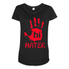 hai hater trending Maternity Scoop Neck T-shirt