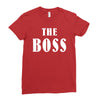 The Boss - The Real Boss Ladies Fitted T-Shirt
