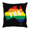 Vote Yes Australia Throw Pillow