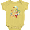 the burning joke Baby Onesie