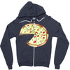 Pizza Slice Big Zipper Hoodie