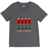 pixelated kraftwerk turquoise kids V-Neck Tee