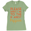 please direct me to the nearest puppies Ladies Fitted T-Shirt